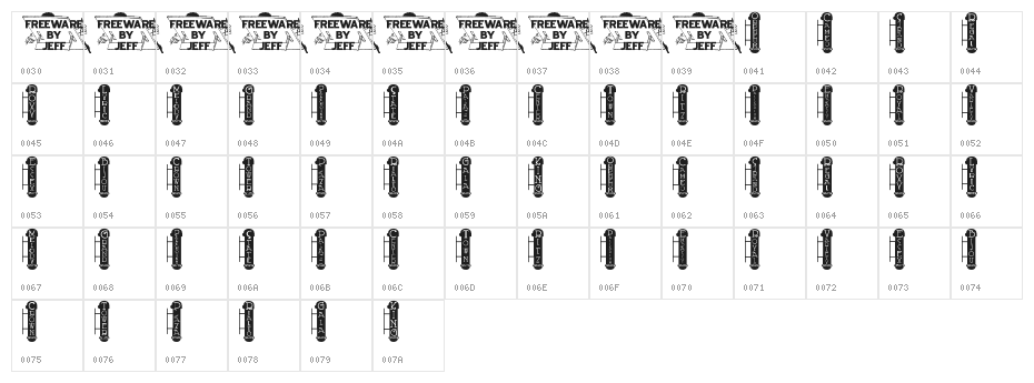 Vaudeville Theater Signs JL Character Map