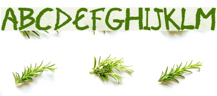 Vaudoo RF Font examples