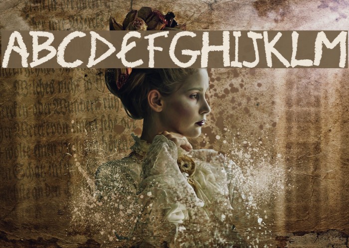 Vaudoo RF Font examples
