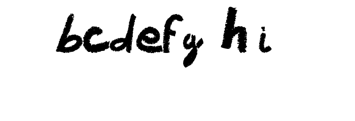 Vaudoo RF Font LOWERCASE