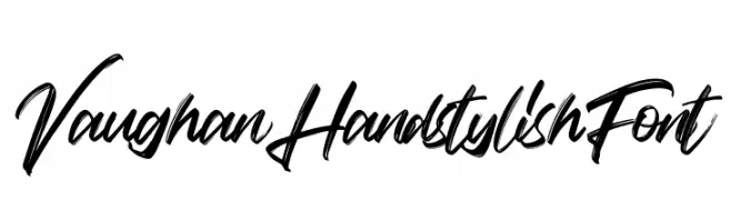 Vaughan Handstylish Font  Fuentes Gratis Descargar