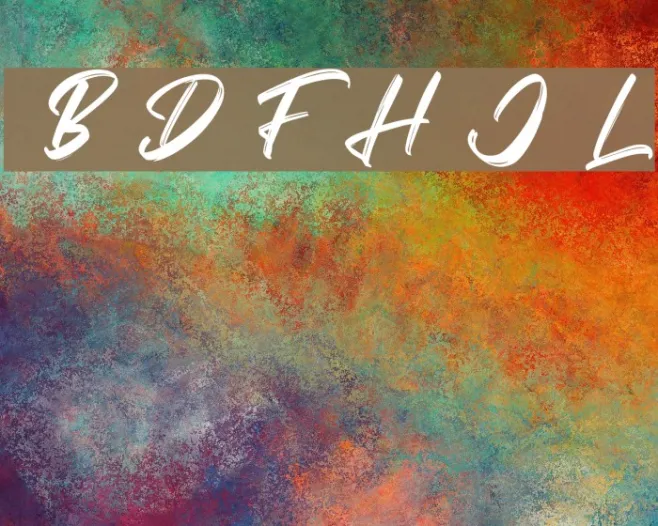 Vaughan Handstylish Font Example 3