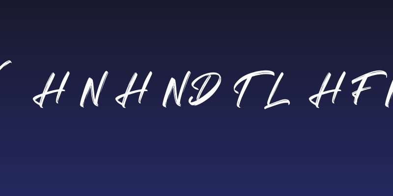 Vaughan Handstylish Font Social Header