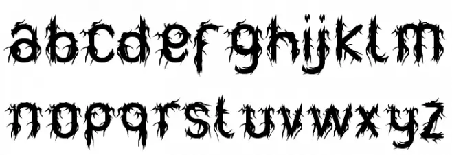 Vaulcate Demo Bold Schriftart Kleinbuchstaben