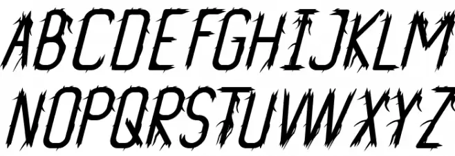 Vaulcate Demo Italic Schriftart Groß