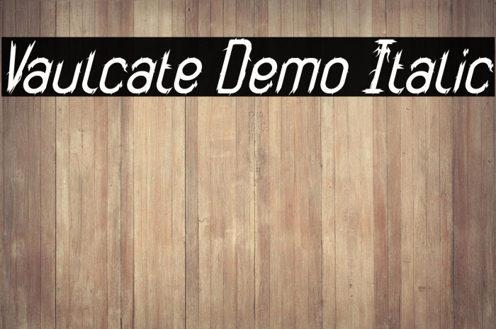 Vaulcate Demo Italic Example 2