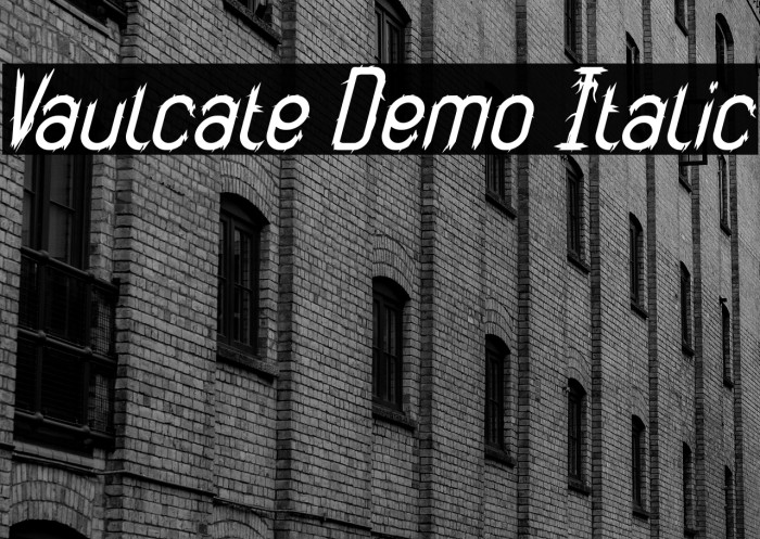 Vaulcate Demo Italic Example 3