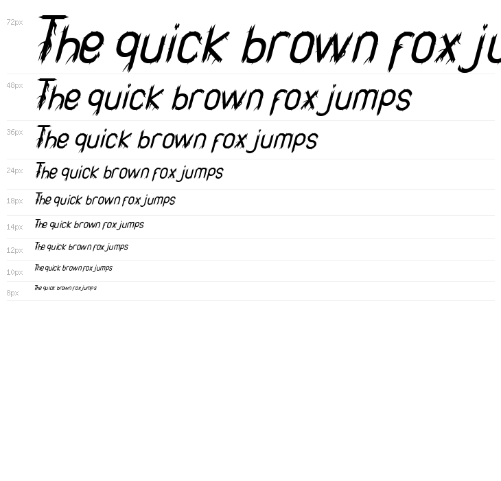 Vaulcate Demo Italic Waterfall