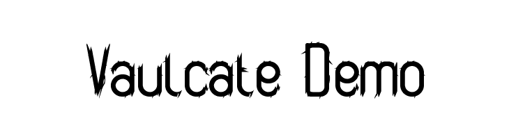 Vaulcate Demo  フリーフォントのダウンロード