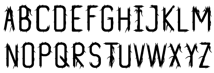 Vaulcate Demo Font UPPERCASE