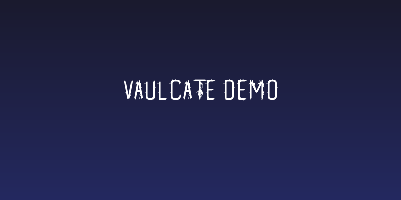 Vaulcate Demo Social Header