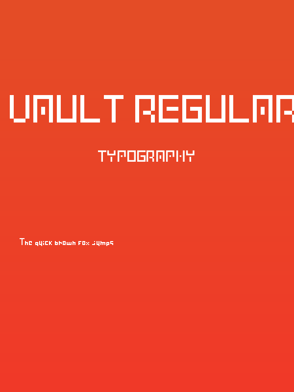 Vault Regular Poster