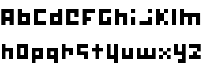 Vault Regular Font Litere mici
