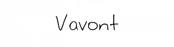Vavont  تنزيل الخطوط