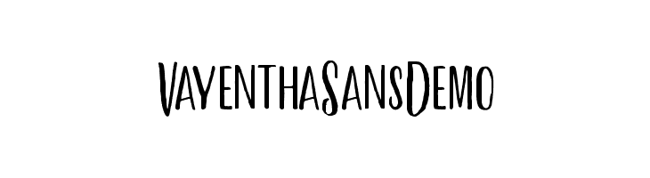 VayenthaSansDemo  Frei Schriftart Herunterladen