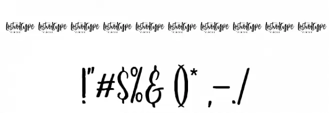 VayenthaSansDemo Font OTHER CHARS