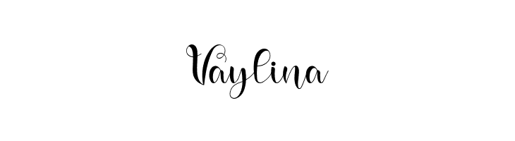 Vaylina  नि: शुल्क फ़ॉन्ट्स डाउनलोड