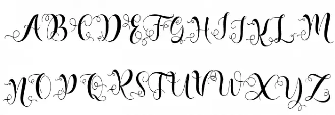 Vaylina Schriftart Groß