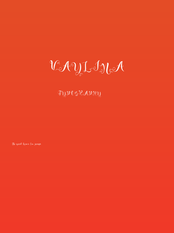 Vaylina Poster