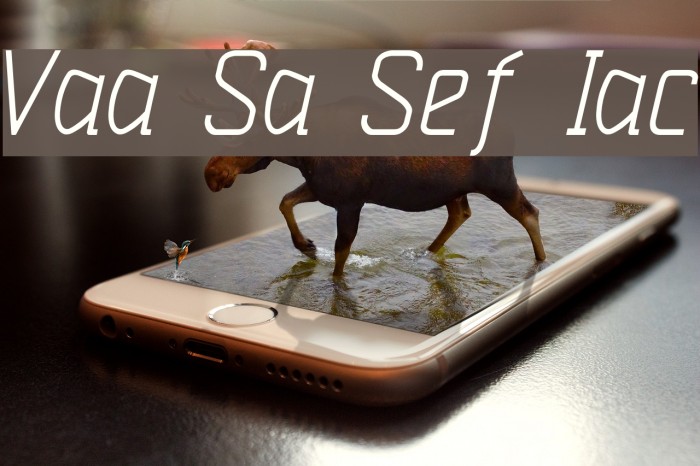 Vazari Sans Serif Italic Font examples