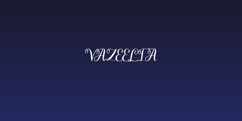 Vazeelia Social Header
