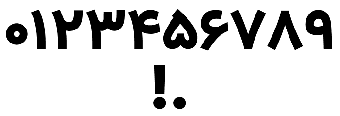Vazir Black FD-WOL Font OTHER CHARS