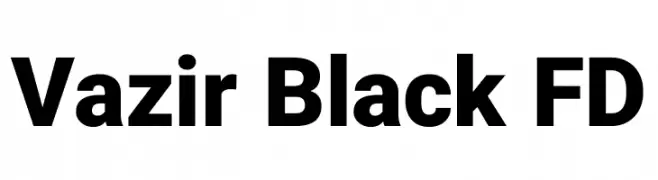 Vazir Black FD  Descarca Fonturi Gratis
