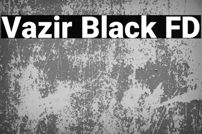 Vazir Black FD Font examples