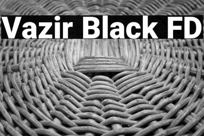 Vazir Black FD Font examples