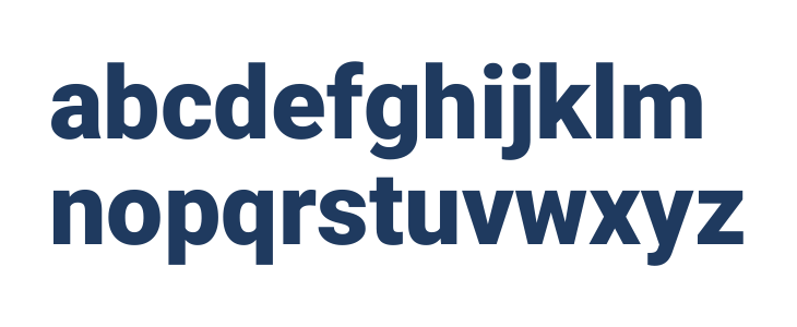 Vazir Black FD Lowercase