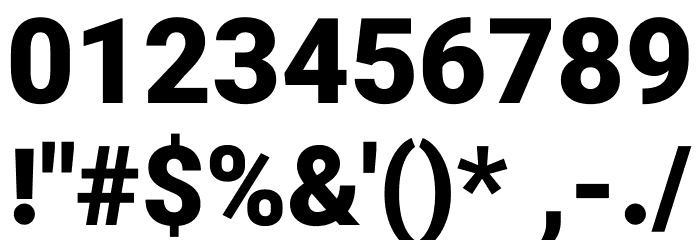 Vazir Black Font OTHER CHARS