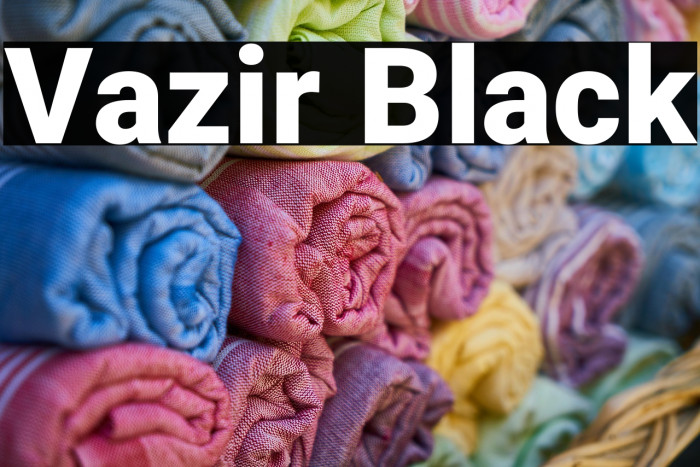 Vazir Black Example 1