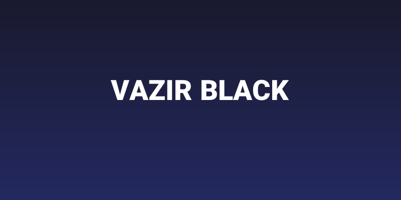 Vazir Black Social Header