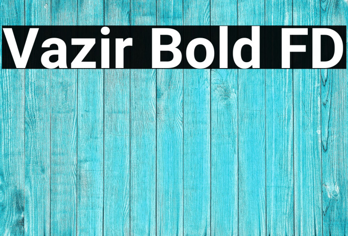 Vazir Bold FD Example 3