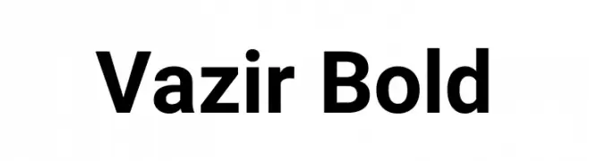 Vazir Bold  免费字体下载