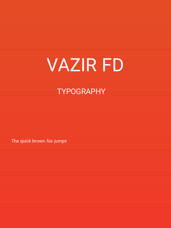Vazir FD Poster