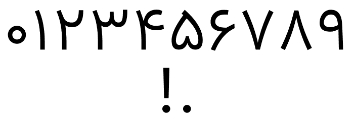 Vazir Light FD-WOL Font OTHER CHARS
