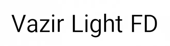 Vazir Light FD  Fuentes Gratis Descargar