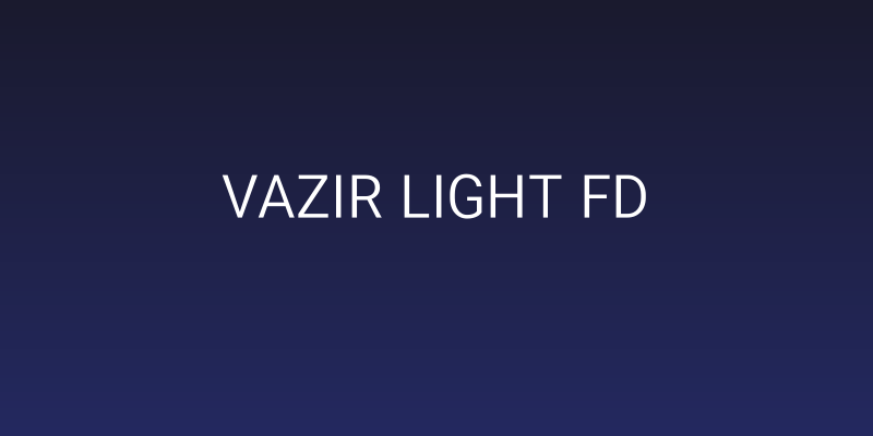 Vazir Light FD Social Header