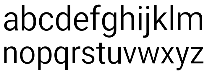 Vazir Light FD Font LOWERCASE