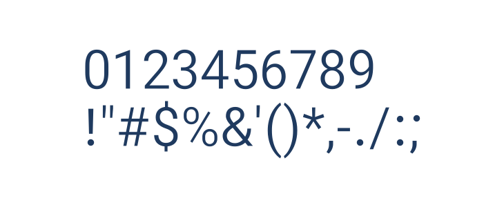 Vazir Light Other Characters