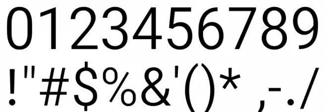 Vazir Light Font OTHER CHARS