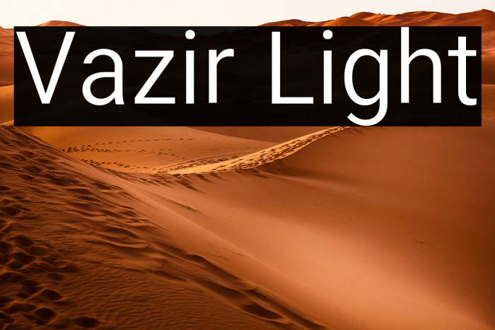 Vazir Light Example 3