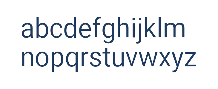 Vazir Light Lowercase