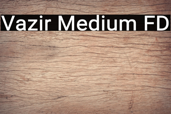 Vazir Medium FD Example 2