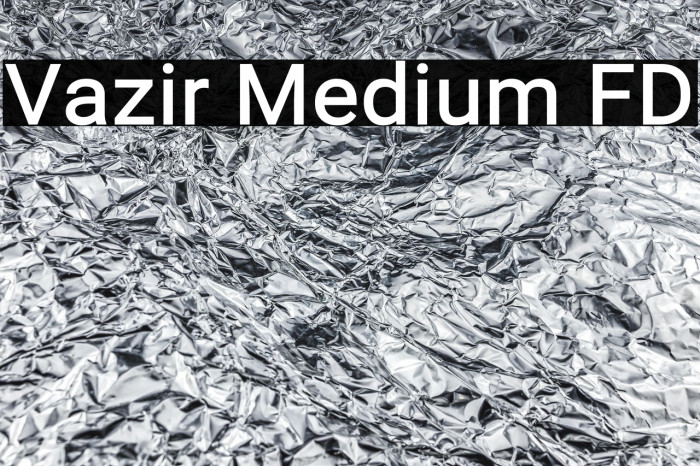 Vazir Medium FD Example 3
