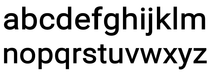 Vazir Medium FD Font LOWERCASE