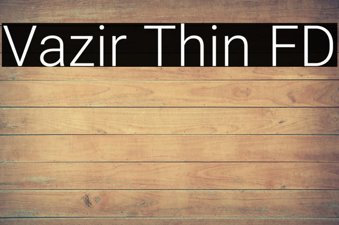 Vazir Thin FD Example 3