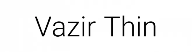 Vazir Thin 