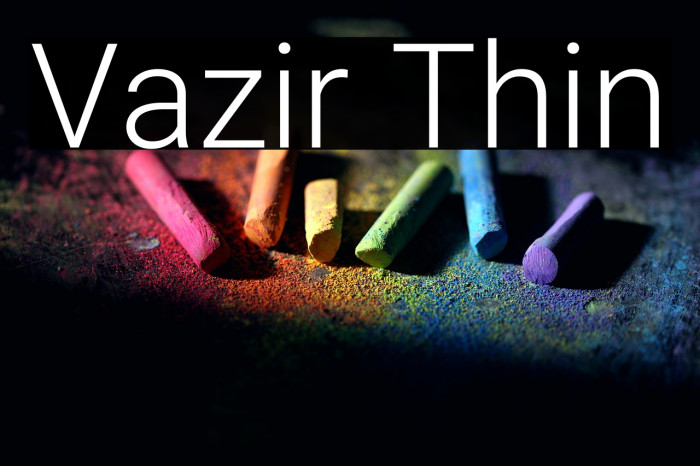 Vazir Thin Example 1